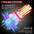 thumbnail image 5 of H8 H9 LED Headlight Kit H11 COB Car Bulbs Low Beam 12v Plug&Play 6000K White，Pack of 2, 5 of 9