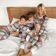 thumbnail image 3 of Valcatch Family Matching Sets Christmas Pajama Dad Mom Kids Baby Long Sleeve Crew Neck Parent-child Outfits Home Wear, 3 of 9