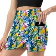 thumbnail image 3 of 2024 Lemon Fruit Print Skirt Summer Vintage Style Streetwear Casual A-line Skirts Vintage Mini Skirt Womens Oversize Short Bottoms, 3 of 7