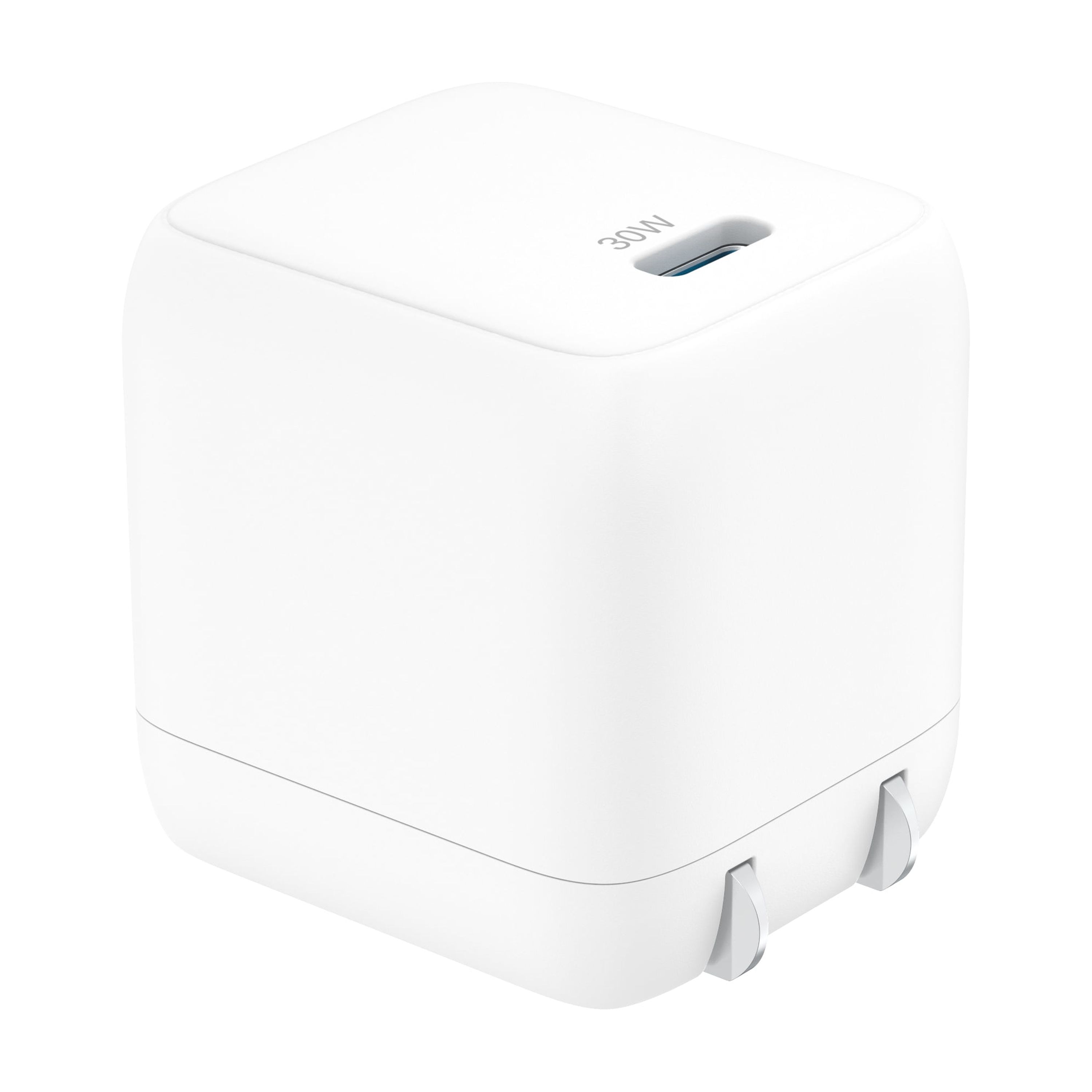 Cargador de Pared onn 30W GaN de un Solo Puerto USB-C, Carga Rápida, Certificado USB-IF, Enchufe Plegable, Blanco - Compatible con iPhone, Samsung Galaxy, Google Pixel y más 2