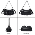 thumbnail image 6 of Angel Kiss Hobo Purses for Women Crossbody Shoulder Bag Ladies Multi Pocket Handbags with Adjustable Shoulder Strap | Soft Vegan Leather, 6 of 6