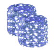 thumbnail image 1 of Dinheiro 2 paquetes de 72 pies cada 200 luces LED solares, decoración al aire libre, 8 modos de luces de hadas para jardines, 1 of 5
