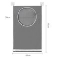 thumbnail image 4 of Bolsa de cesto para colgar en puerta, bolsa de almacenamiento de ropa sucia para cesta de vandería sucia（2pcs）, 4 of 5