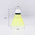 thumbnail image 5 of Muetxiks Anti Rotation Nylon Badminton Shuttlecocks , Stable Flight | Yellow , Pack Of 12, 5 of 5