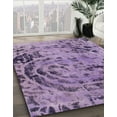 thumbnail image 2 of Ahgly Company Indoor Square Abstract Purple Purple Abstract Area Rugs, 5' Square, 2 of 6