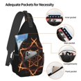thumbnail image 4 of ZICANCN Crossbody Sling Bag for Men Women - Pentagram Witches Casual Shoulder Backpacks for Travel Sport Climbing Runners Daypack, 4 of 9