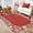 Red, variant on Christmas Area Rug 5' x 7', Non-Slip Living Room Carpet, Stain-Resistant Soft Low Pile Indoor Scalloped Rug, Foldable Floor Mats for Bedroom, Kitchen, Home Office, Green