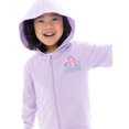 thumbnail image 5 of Disney Princess Toddler Girl Little Mermaid Ariel Full-Zip Hoodie with Front & Back Graphics, Sizes 12M-5T, 5 of 8