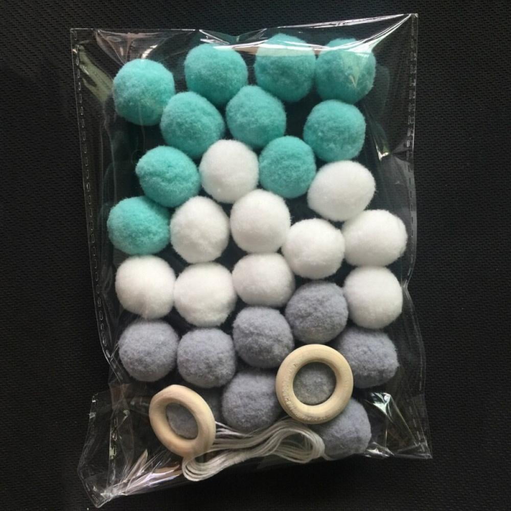 Felt Bed Room Baby For Kids Home Garland Crafts Decorations Wool Balls Props 