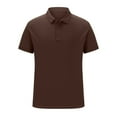thumbnail image 3 of cfhntfmh Casual Henley Shirts Mens Short Sleeve Solid Color T-Shirts Lightweight Button Henley Pullover Basic Slim Tees, 3 of 5