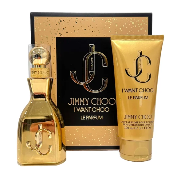 I WANT CHOO Le Parfum by Jimmy Choo for Women 2 PC SET: 60 mL Eau de Parfum Spray 100 mL Body Loton
