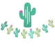 thumbnail image 1 of FELTECHELECTR Banderines para fiestas de carnaval mexicano con estampado de cactus, banderines para tirar, suministros de decoración para fiestas de cumpleaños, 1 of 6