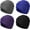 Black, Royal Blue, Purple, Gray, variant on Minzimin 4 Pcs Turbans for Women Chemo Headwear Cancer Hats Stretchy Turban Headwrap Soft Pre Tied Knot Pleated Sleep Cap