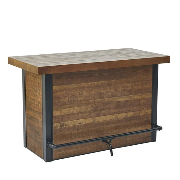 Tyler Chestnut Wood Finish Home Bar
