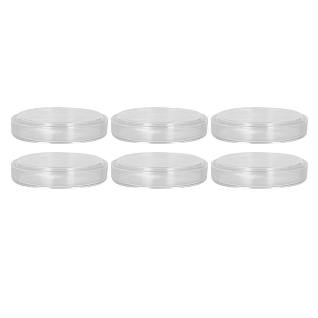 Cell Culture Dish, Borosilicate Glass 10PCS Petri Dish For Bioresearch Experiment