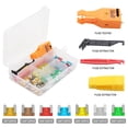 thumbnail image 3 of Car Fuses Assortment Kit Standard Blade Fuses Mini Short Foot 7.5A 10A 15A 20A, 3 of 8
