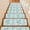 Blue, variant on Teal Green Starfish Coastal Stair Treads Non Slip for Steps Summer Coral Shell Beach Nautical 4 Pcs Reusable Adhesive Stair Runner Mats for Dogs Elders Carpet Treads Rugs for Staircase 8x30 In