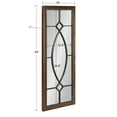 thumbnail image 6 of Kate and Laurel Bakersfield Farmhouse Wall Mirror, 16 x 42, Rustic Brown, Traditional Full Length Mirrors for Wall, 6 of 8