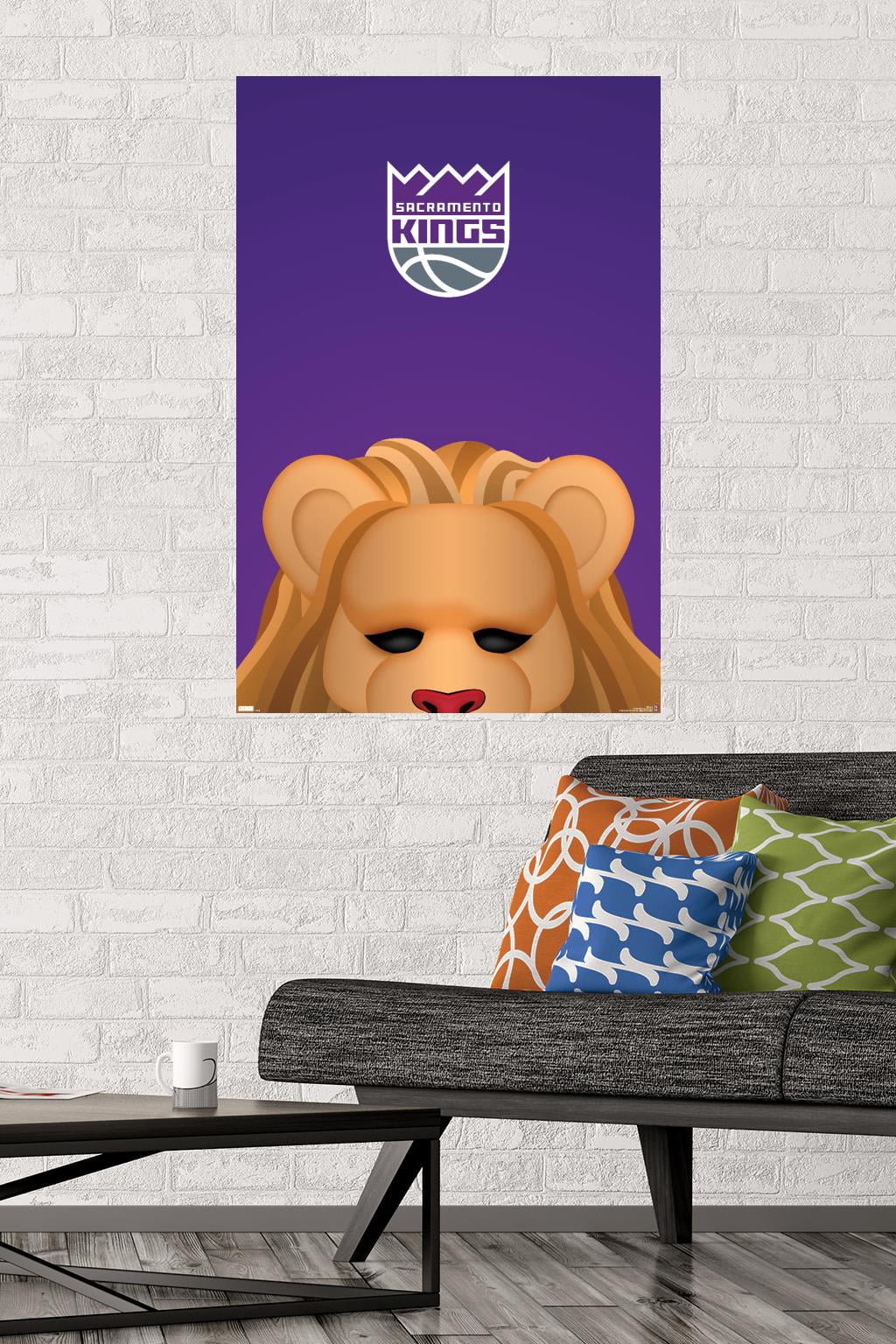 NBA Sacramento Kings - S. Preston Mascot Slamson 23 Wall Poster, 22.375" x 34"