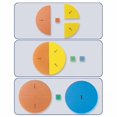 thumbnail image 3 of Educational Insights Foam Magnetic Fraction Circles, Elementary Math Set, Kids Age 7+, 3 of 6