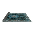 thumbnail image 2 of Ahgly Company Indoor Rectangle Medallion Light Blue Traditional Area Rugs, 2' x 3', 2 of 4