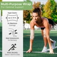 thumbnail image 4 of Premium Elastic Bandage Wraps (4" 2pack & 3" 2Pack) Metal Clip Fasteners - GT Latex Free Roll for Sprains & Injuries, 4 of 7
