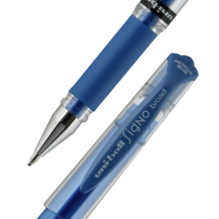 Uni-Ball UM153S Impact Gel-Tintenroller 1,0 mm Spitze 0,6 mm Strichbreite  12 Stück blau : : Bürobedarf & Schreibwaren