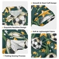 thumbnail image 3 of Dailycode Small Short Sleeve Button Down Shirts Football Star Green Flow Casual Shirt 3-10 Years, 3 of 9