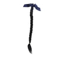 thumbnail image 4 of koolsoo Black Helmet Ponytail/s Motorcycle Braid Helmet Hair with Suction Cup, 4 of 8