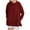 Wine, variant on ZZwxWA Womens Oversized Sweatshirts Crewneck Long Sleeve Tunic Pullover Shirts Side Zipper Hoodies 2025 Fall Clothes