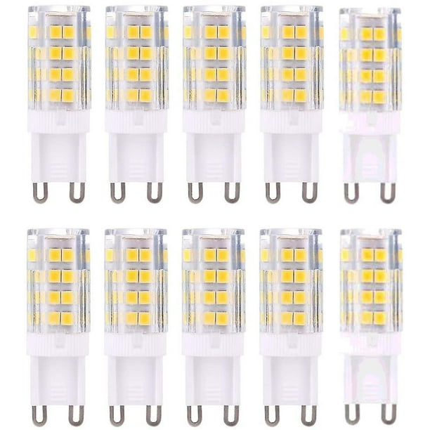 massa Implementeren Knop g9 Led Lamp Light Bulbs, Warm White 3000k 5w G9 Led Light Bulb Equivalent  To 40w Halogen Bulbs 420 Lumens; Not Dimmable, Pack Of 10 - Walmart.com