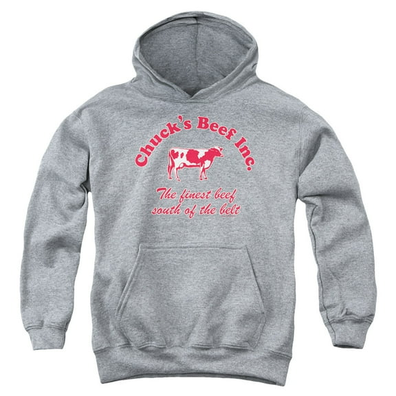 - Chucks Beef - Youth Hooded Sweatshirt - X-Large