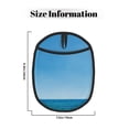 thumbnail image 3 of Pofeuu Red And White Lighthouse Print Silicone Pot Mat Mitten With Hanging Loop Heat Resistant Oven Mitts Non-Slip Bbq Baking Smoking Potholders, 3 of 7