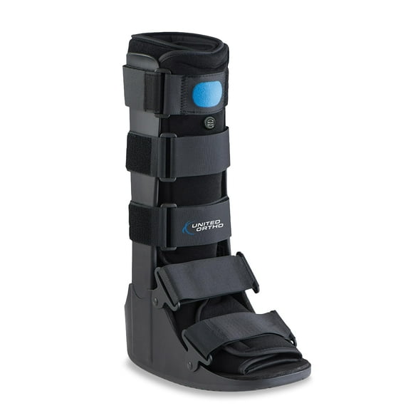 Fracture Boot United Ortho Air Cam Walker, color negro mediano