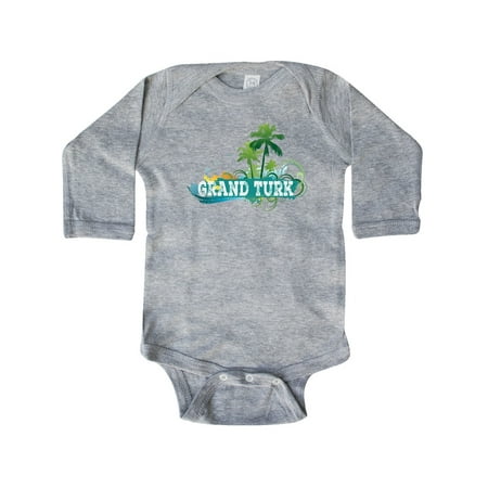 

Inktastic Grand Turk Island Gift Baby Boy or Baby Girl Long Sleeve Bodysuit
