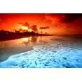 thumbnail image 2 of Ocean Sunrice Wall Mural by Wallmonkeys Peel and Stick Graphic (48 in W x 32 in H) WM107480, 2 of 4