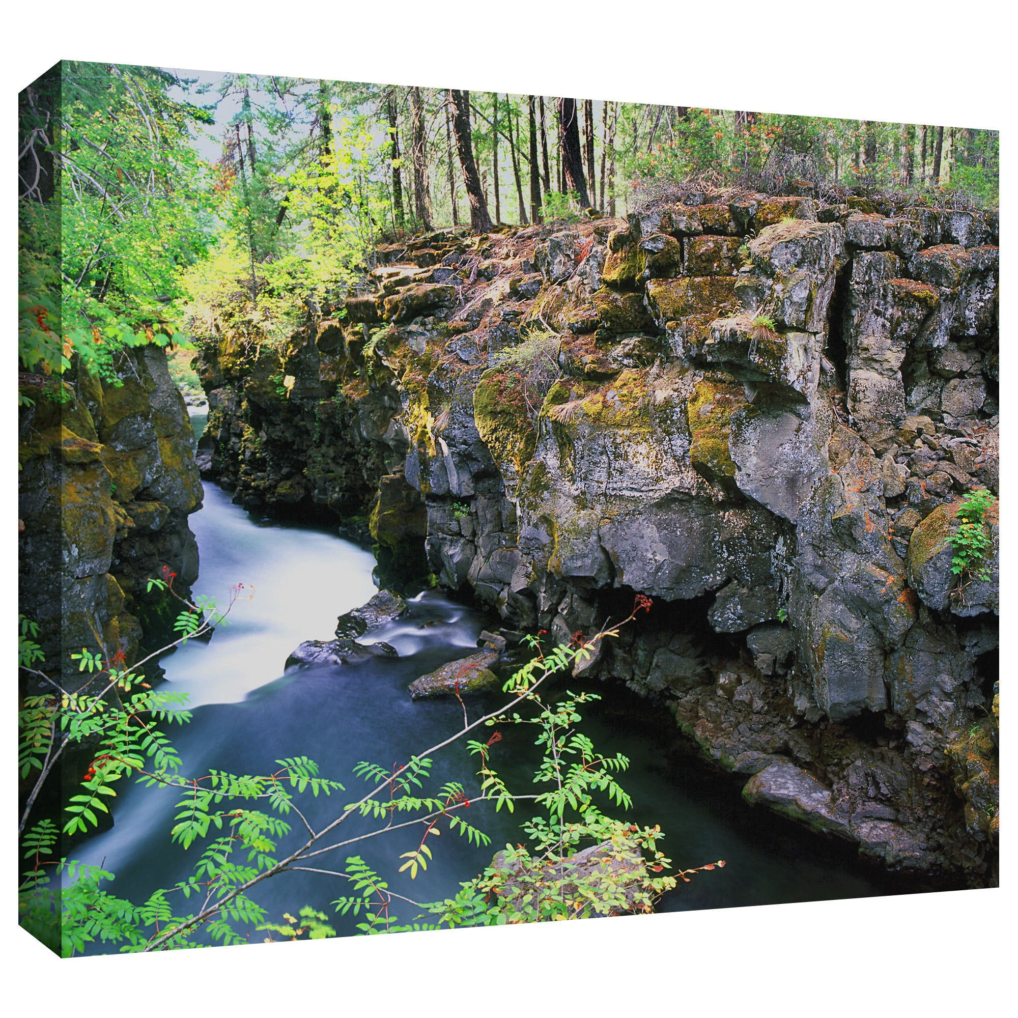 Dean Uhlinger "Rogue River Gorge" Gallery-Wrapped Canvas