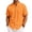 BE31_Saffron, variant on Men's Short Sleeve Shirt Casual Solid Color Mandarin Collar Button Down Shirt Summer Beach Vacation Loose Fit Tops Gray M