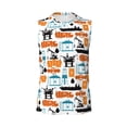 thumbnail image 6 of Lsque Industrial Transportations Print Men's Cotton Blend Sleeveless Muscle Shirts (S-3XL)- Moisture Wicking, Odor Protection, UPF 30+,XX-Large, 6 of 8