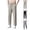 Khaki, variant on Men's Chilling Quick-Dry Hiking Pants, Lightweight Stretch Joggers with Elastic Waist, Loose Fit Outdoor Travel Trousers
