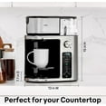thumbnail image 3 of MultiServe Plus 10-Cup Drip Coffee Maker - Hot & Cold Multi-Serve Brewer with Timer and Auto Start, Hot Water Dispenser, Over Ice Function, Stainless Steel & Pod-Free Design, 3 of 8