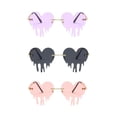 thumbnail image 1 of 3x Moda en apariencia de Gafas de terre para Hombres Mujeres Personalidad Irregular Libre Gafas únicas Photo Prop, 1 of 9