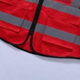 thumbnail image 4 of ✪ Hi-Vis Safety Vest With Zipper Reflective Jacket Security Waistcoat 5 Pockets, 4 of 18
