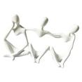thumbnail image 4 of Estatuas de resina de pensadores, esculturas coleccionables, figuras abstractas, decoraciones modernas Blanco, 4 of 9
