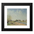 thumbnail image 2 of Alfred Sisley 23x20 Black Modern Framed Museum Art Print Titled - The Loing Canal in Saint-Mammes (1885), 2 of 5