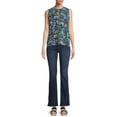 thumbnail image 2 of Time and Tru Women's Bootcut Jeans with Slit Hem, 2 of 5