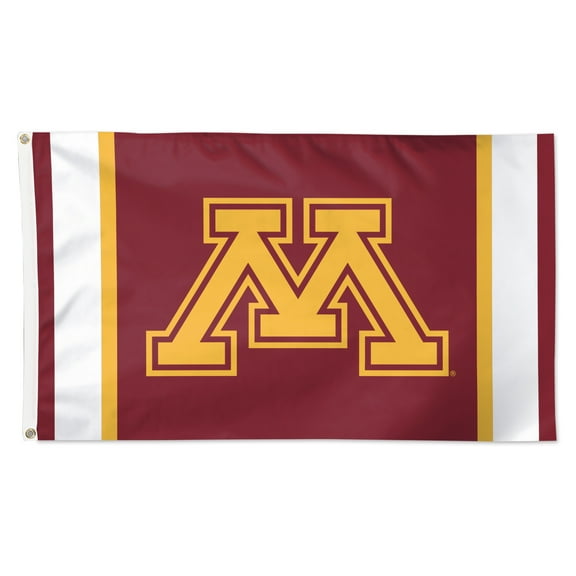 WinCraft Minnesota Golden Gophers 3' x 5' Vertical Stripe Deluxe Single-Sided Flag