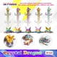 thumbnail image 4 of Dragon Toy HyBais HyBais Dragón de cristal impreso en 3D de 30 pulgadas, 4 of 8
