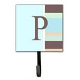 thumbnail image 5 of Letter J Initial Monogram - Blue Stripes Leash or Key Holder, 5 of 7