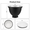 thumbnail image 4 of 9 Inch Reflector Diffuser Bowens Mount Photography Lamp Shape Dish with 60°Honeycomb Grid & White Soft Cloth for Studio Strobe Flash Light Speedlite, 4 of 7